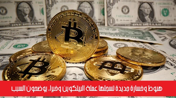 هبوط وخسارة جديدة تسجلها عملة البيتكوين وخبراء يوضحون السبب