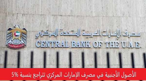 الأصول الأجنبية في مصرف الإمارات المركزي تتراجع بنسبة 5%