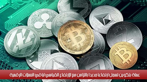 عملة بتكوين تسجل ارتفاعاً جديداً بالتزامن مع الارتفاع القياسي لباقي العملات الرقمية