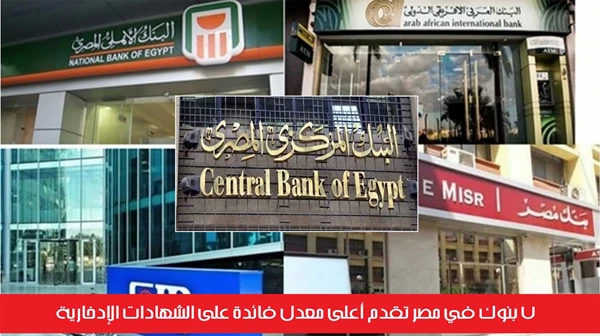 7 بنوك في مصر تقدم أعلى معدل فائدة على الشهادات الإدخارية